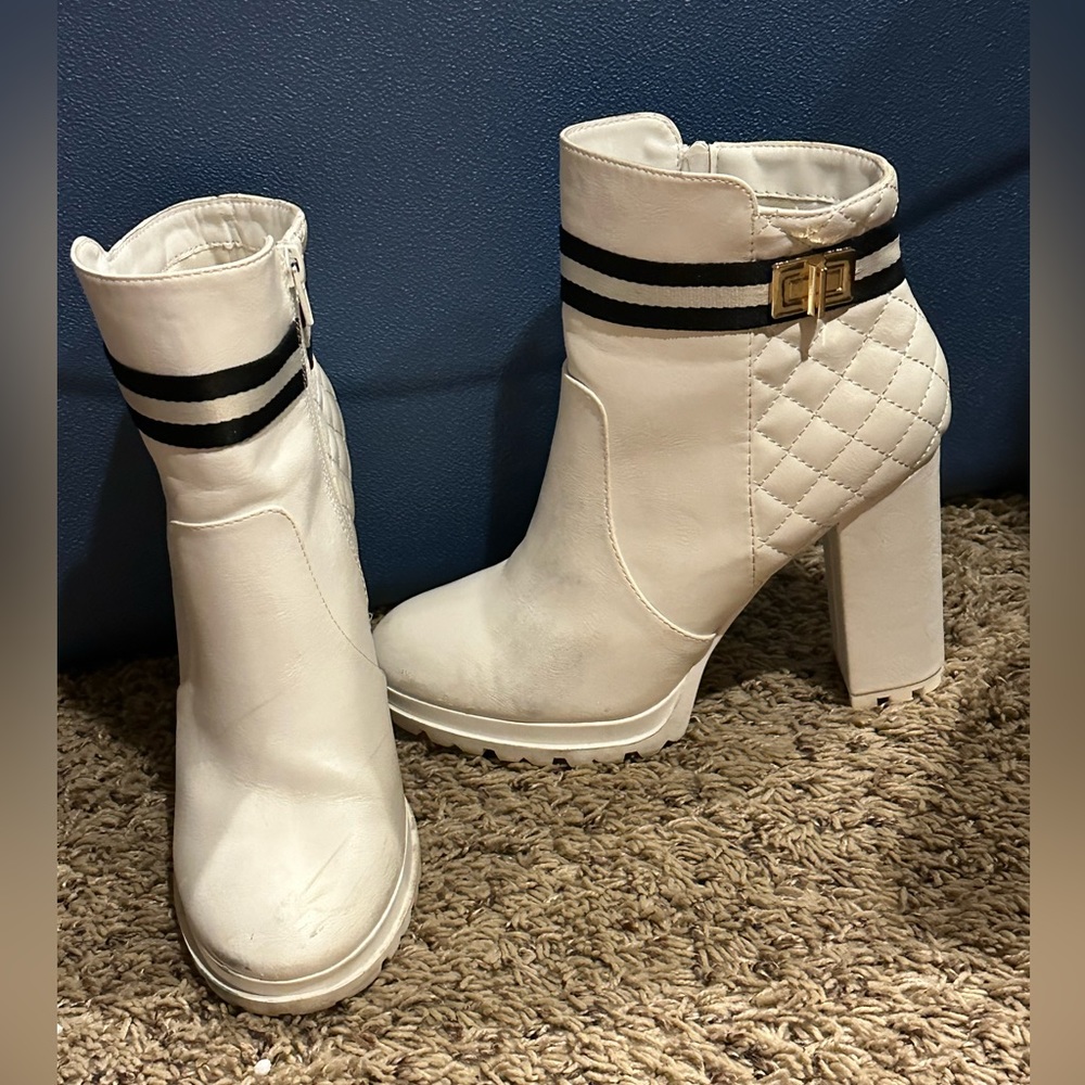 White boots